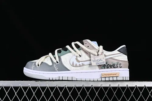 All Categories Nk SB Dunk Series Nk SB Dunk Low Low-top sneakers Customized large box Nk Dunk Low Panda Prank-Jungle Crossing Forest Fruit SB strap low-top casual sneakers DV0831-101